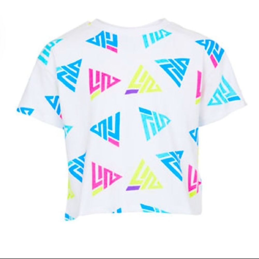 Fila Girls short sleeve graphic cropped t shirt
